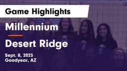 Millennium   vs Desert Ridge  Game Highlights - Sept. 8, 2023