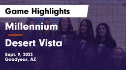 Millennium   vs Desert Vista  Game Highlights - Sept. 9, 2023