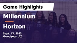 Millennium   vs Horizon  Game Highlights - Sept. 13, 2023