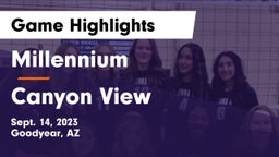 Millennium   vs Canyon View  Game Highlights - Sept. 14, 2023