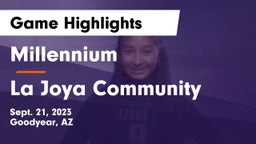 Millennium   vs La Joya Community  Game Highlights - Sept. 21, 2023