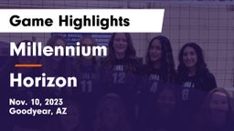 Millennium   vs Horizon Game Highlights - Nov. 10, 2023
