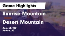 Sunrise Mountain  vs Desert Mountain  Game Highlights - Aug. 31, 2021