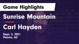 Sunrise Mountain  vs Carl Hayden  Game Highlights - Sept. 2, 2021