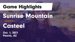 Sunrise Mountain  vs Casteel Game Highlights - Oct. 1, 2021