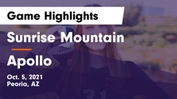 Sunrise Mountain  vs Apollo  Game Highlights - Oct. 5, 2021