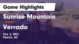 Sunrise Mountain  vs Verrado Game Highlights - Oct. 2, 2021