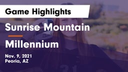 Sunrise Mountain  vs Millennium Game Highlights - Nov. 9, 2021