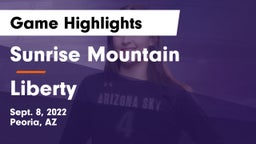 Sunrise Mountain  vs Liberty  Game Highlights - Sept. 8, 2022