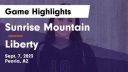 Sunrise Mountain  vs Liberty  Game Highlights - Sept. 7, 2023