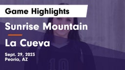 Sunrise Mountain  vs La Cueva  Game Highlights - Sept. 29, 2023