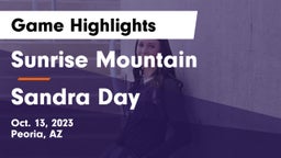 Sunrise Mountain  vs Sandra Day Game Highlights - Oct. 13, 2023