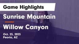 Sunrise Mountain  vs Willow Canyon Game Highlights - Oct. 23, 2023