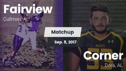 Matchup: Fairview vs. Corner  2017