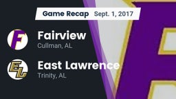 Recap: Fairview  vs. East Lawrence  2017