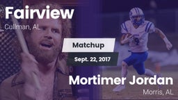 Matchup: Fairview vs. Mortimer Jordan  2017