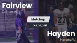 Matchup: Fairview vs. Hayden  2017
