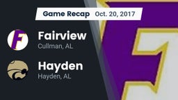 Recap: Fairview  vs. Hayden  2017