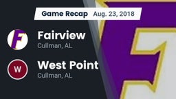 Recap: Fairview  vs. West Point  2018