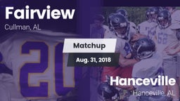 Matchup: Fairview vs. Hanceville  2018