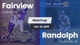 Matchup: Fairview vs. Randolph  2018