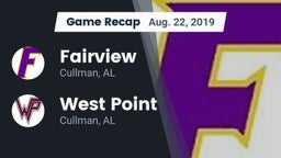 Recap: Fairview  vs. West Point  2019