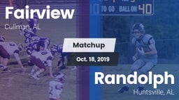 Matchup: Fairview vs. Randolph  2019