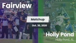 Matchup: Fairview vs. Holly Pond  2020