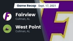 Recap: Fairview  vs. West Point  2021