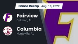 Recap: Fairview  vs. Columbia  2022
