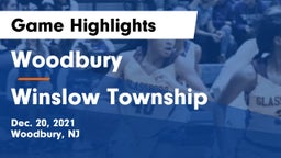 Woodbury  vs Winslow Township  Game Highlights - Dec. 20, 2021