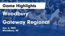 Woodbury  vs Gateway Regional  Game Highlights - Jan. 4, 2022
