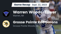 Recap: Warren Woods-Tower  vs. Grosse Pointe Red Barons 2023
