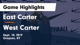 East Carter  vs West Carter  Game Highlights - Sept. 10, 2019