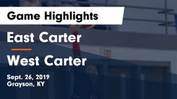 East Carter  vs West Carter  Game Highlights - Sept. 26, 2019