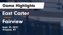 East Carter  vs Fairview  Game Highlights - Sept. 23, 2019