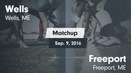 Matchup: Wells  vs. Freeport  2016