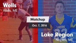 Matchup: Wells  vs. Lake Region  2016