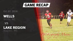 Recap: Wells  vs. Lake Region  2016