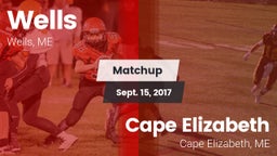 Matchup: Wells  vs. Cape Elizabeth  2017