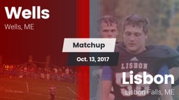 Matchup: Wells  vs. Lisbon  2017