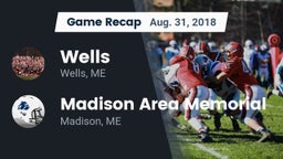 Recap: Wells  vs. Madison Area Memorial  2018