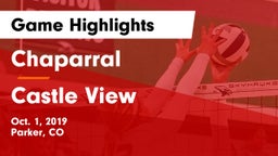 Chaparral  vs Castle View  Game Highlights - Oct. 1, 2019