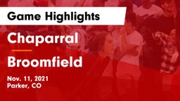 Chaparral  vs Broomfield  Game Highlights - Nov. 11, 2021