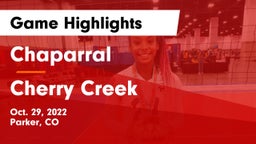 Chaparral  vs Cherry Creek  Game Highlights - Oct. 29, 2022