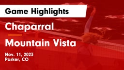 Chaparral  vs Mountain Vista  Game Highlights - Nov. 11, 2023