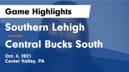 Southern Lehigh  vs Central Bucks South  Game Highlights - Oct. 4, 2021
