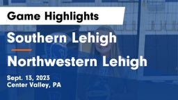 Southern Lehigh  vs Northwestern Lehigh  Game Highlights - Sept. 13, 2023