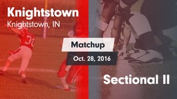 Matchup: Knightstown vs. Sectional II 2016