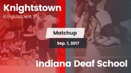 Matchup: Knightstown vs. Indiana Deaf School 2017